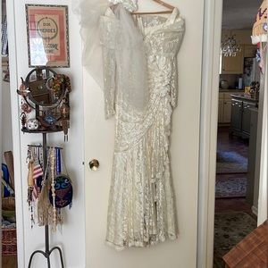 Vintage Wedding Dress sz 4